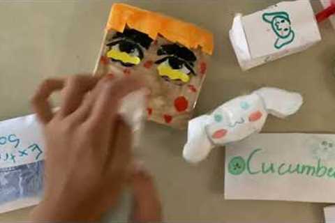 Roblox skincare blind bag! #asmr #paperdiy #unboxing #makeup