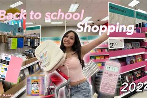 ✏️ Back to SCHOOL supplies shopping! NO BUDGET | 2024 + GIVEAWAY