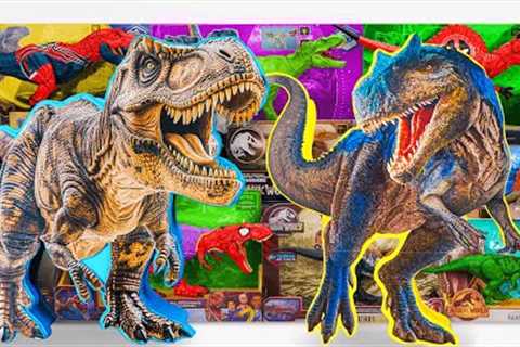 Unboxing Review Jurassic World ASMR | Huge T-Rex Mystery Box, Allosaurus Mystery Box, Ceratosaurus
