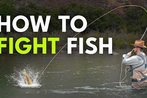 Setting the Hook &amp; Fighting Fish On A Fly Rod — Fly Fishing for Beginners | Module 7, Section 1