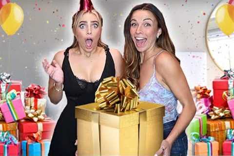 SURPRISING HER WITH 24 GIFTS FOR HER 24TH BIRTHDAY!!