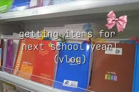 BACK TO SCHOOL (S.Y '24-'25) || shopping vlog, school supplies haul, etc. 🛍️📚🧾