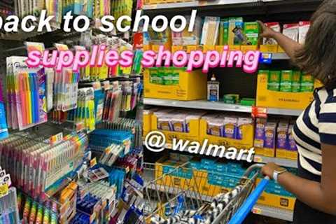 back to school supplies shopping 2024 !! @Walmart