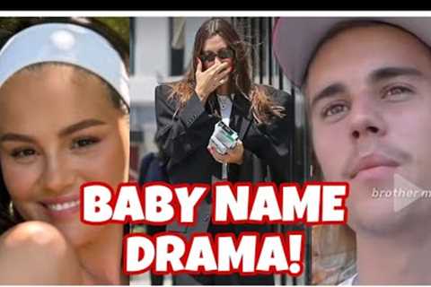 Hailey Bieber REACTS to FAN asking Justin Bieber about  Selena Gomez Baby Name Emory!