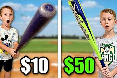 $10 vs $50 Baseball Bats *Which is Better?*