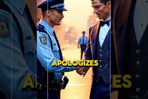 Ronaldo Stop By Traffic Police 😱🚨 || Must Watch 🔥|| #shorts #ronaldo