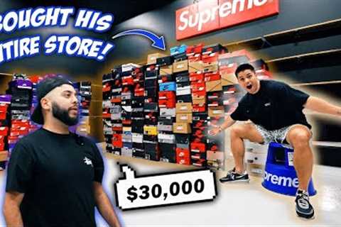 BUYING AN ENTIRE SNEAKER STORE! *Coin Flip for 200+ Pairs*