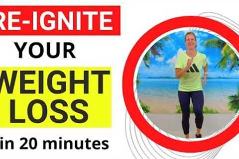 BREAK A WEIGHT-LOSS PLATEAU WITH THIS 20 MIN WALKING WORKOUT AT HOME