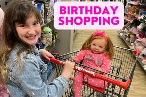 REBORN SHOPPING for AVA'S 2nd BIRTHDAY