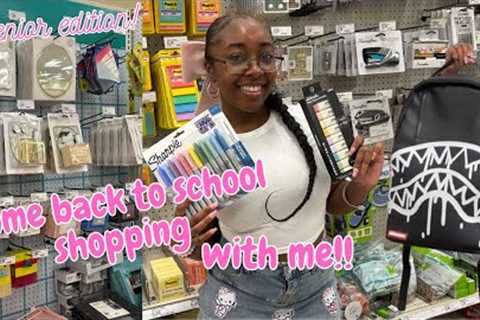 Back To School Supplies Shopping 2024 @target TARGET Senior Edition!! | JordynZahmarie