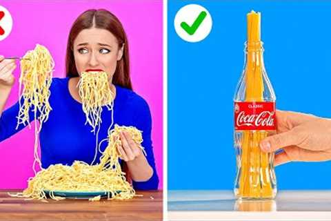 SMART KITCHEN HACKS TO MAKE YOUR LIFE EASIER || Funny Cooking Tips by 123 GO!