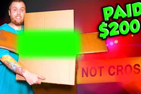 I Bought a Mystery Box From The Dark Web FULL OF WEAPONS!