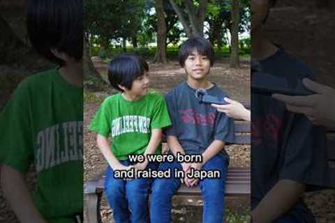 Japanese kids speaking English