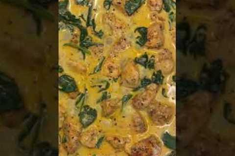 Healthy Creamy Chicken, So Easy &amp; Delicious! #healthyfood #recipe #chicken #healthyrecipes