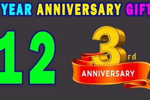 12 Amazing 3rd Wedding Anniversary Gift Ideas For Husband, Wife, &amp; Couples