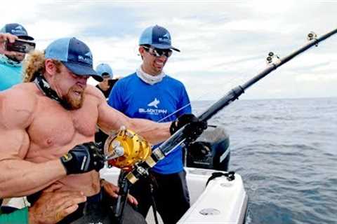 Strongest Men VS Strongest Fish