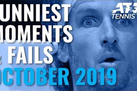 Funny ATP Tennis Moments And Fails From October | 2019 ATP Tour Season
