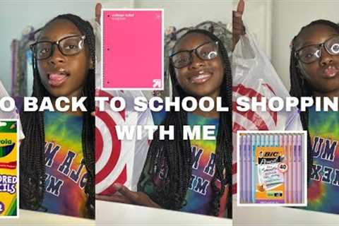 Go back to school shopping with me📚✏️