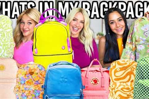 WHAT'S iN MY BACKPACK + WATER BOTTLE SHOPPiNG + MUST-HAVES = BACK TO SCHOOL!