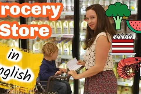 Grocery Store Vocabulary: shop in English