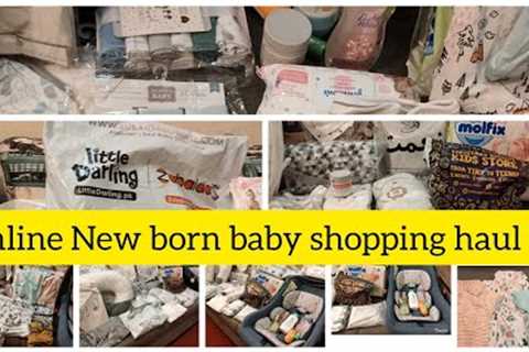Online *Huge* Baby👶 Shopping Haul 2024 new born baby shopping haul in deferent websites||@Hinasdot