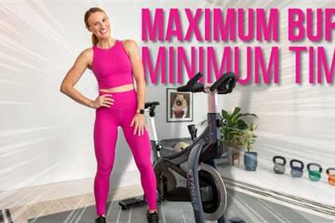 20 minute INTENSE INTERVALS cycling workout