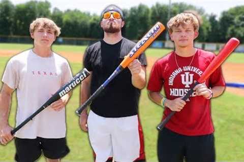 ILLEGAL BASEBALL BAT HOME RUN DERBY!