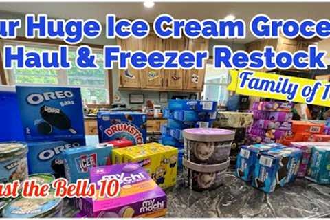 HUGE iCE CREAM GROCERY HAUL &amp; RESTOCK FOR THE SUMMER 🍦😎