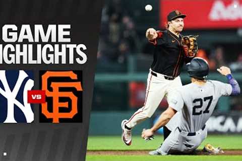 Yankees vs. Giants full game highlights from 6/1/24