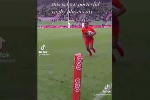 This is how powerful rugby players are