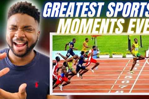 🇬🇧BRIT Reacts To THE GREATEST SPORTS MOMENTS OF ALL TIME!