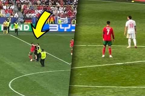 Cristiano Ronaldo Attacked by Fans Portugal vs Turkey