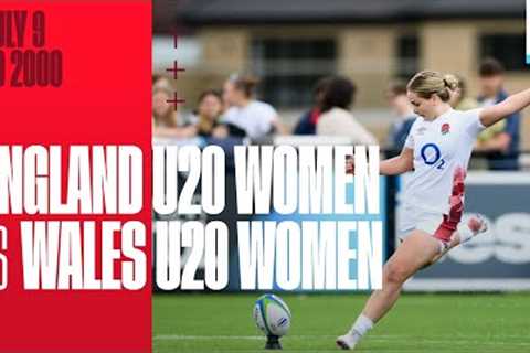 LIVE | England U20 Women v Wales U20 Women | Six Nations Summer Series | Italy