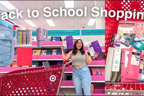 back to school supplies shopping!!! Target edition!! senior year of college!! ✏️📚