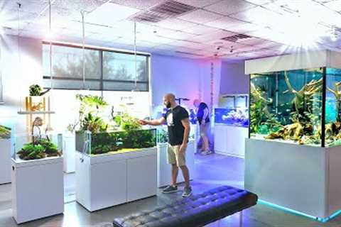 Fish Tanks Like You've NEVER SEEN Before!!! INSANE Aquarium Store Tour (ADG, Texas)