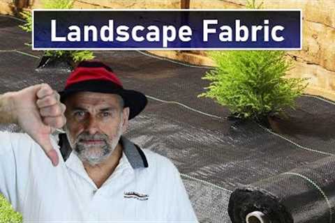 Don't Use Landscape Fabric or Weed Barrier
