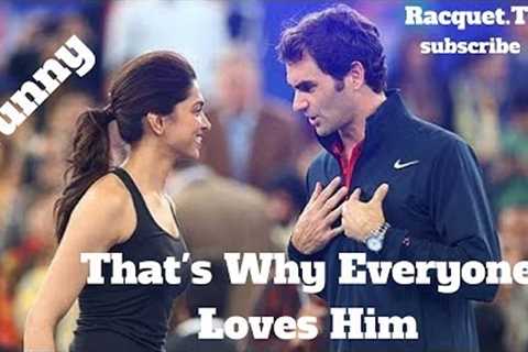 Tennis. Roger Federer - TOP EVER FUNNY Moments (part 1)
