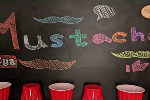BEST 4 PLAYER DRINKING GAME YOU'VE NEVER HEARD OF - MUSTACHE