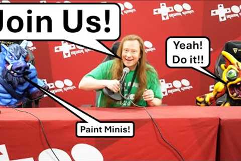 How We Seduce Convention Nerds to Paint Miniatures