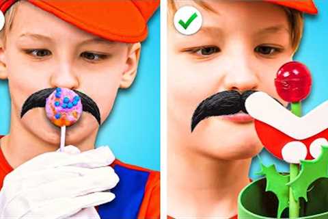 Must-Try Parenting Tips By SUPER MARIO! Crazy Hacks and Gadgets that Work by Kaboom!