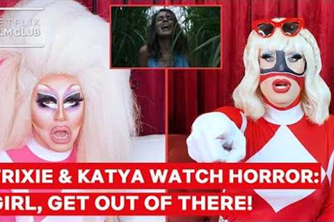 Drag Queens Trixie Mattel &amp; Katya React to Hush and Cabin Fever | I Like to Watch Horror |..