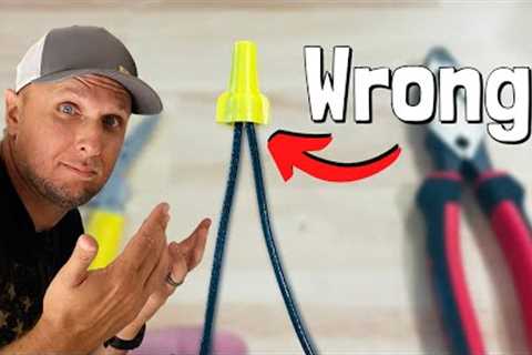 BIGGEST Mistakes DIYers Make When Connecting Wires Together | How To