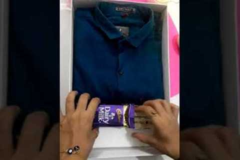 Shirt gift box #shorts #youtubeshorts #craft #diy #gifts #creativeideas