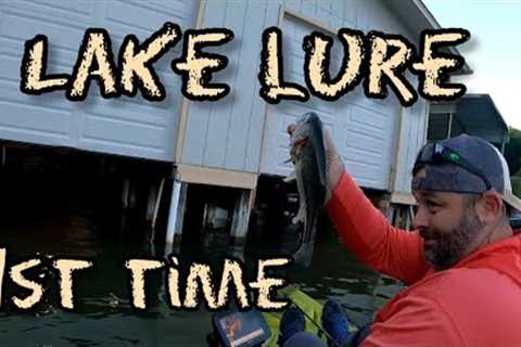 first time fishing lake lure North Carolina!