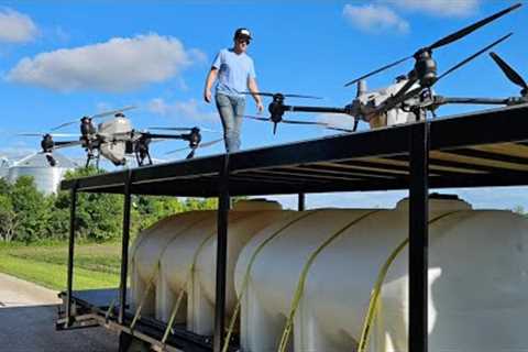 Can These GIANT Drones Spray Our ENTIRE Crop?