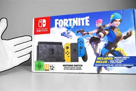 Nintendo Switch Fortnite Console 2 Unboxing [Special Edition] Wildcat Bundle