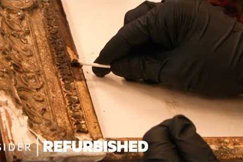 How A 250-Year-Old French Plaster Frame Is Professionally Restored | Refurbished