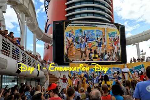 Day 1 -  Disney Fantasy Western Caribbean 7 Day Cruise | Embarkation Day | June 2024
