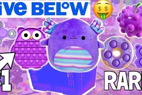 PURPLE ONLY FIDGET SHOPPING! 💜🦄 *MUST SEE* NO BUDGET FIDGET SHOPPING CHALLENGE