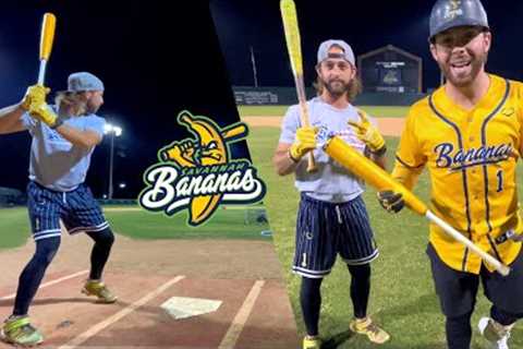 BAT BROS vs. BANANAS | 1v1 BananaBall feat. @TheSavannahBananas catcher Bill Leroy